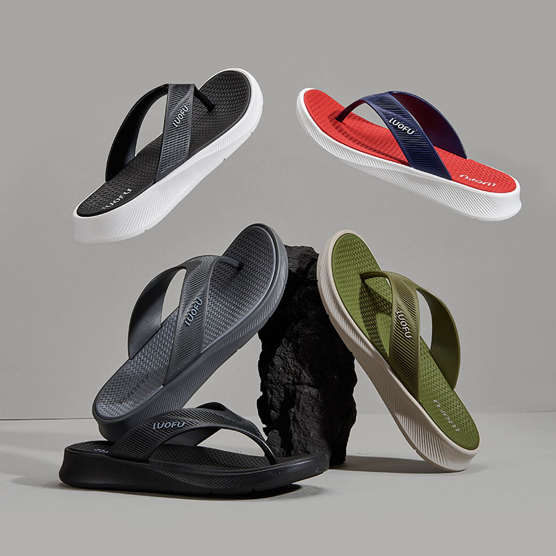 LUOFU EVA flipflops for man sporty casual slippers beach flipflop