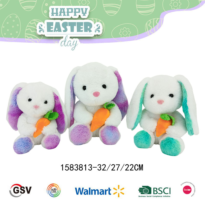 Easter Animals Rabbit Gtst Plush Toy（1583813-32 27 22cm）