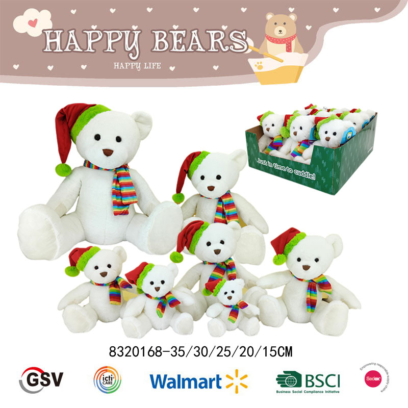 Christmas animals Bear GTST PLUSH TOY(8320168)