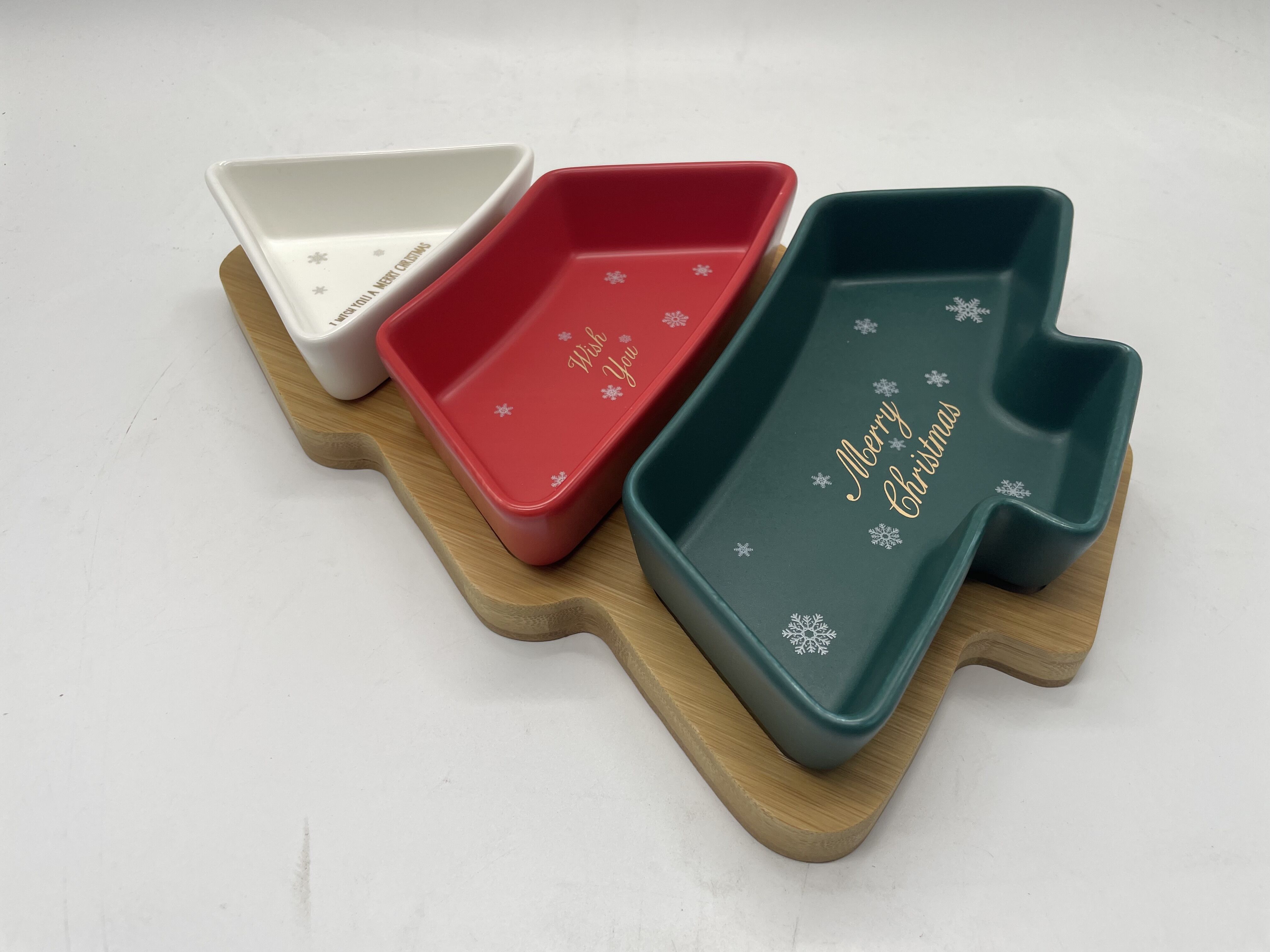 Christmas tree plate