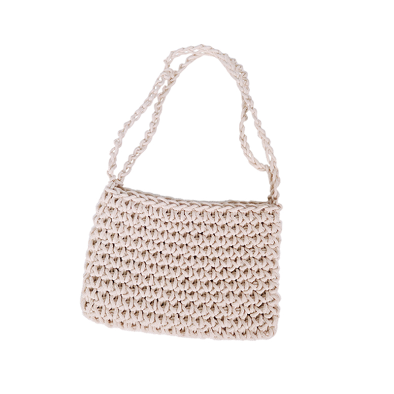 Cotton cord handmade fashion bag