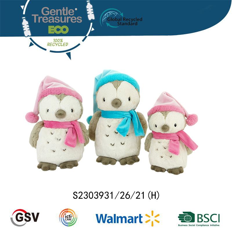Eco animals Owl GTST PLUSH TOY（S2303931 26 21(H)）