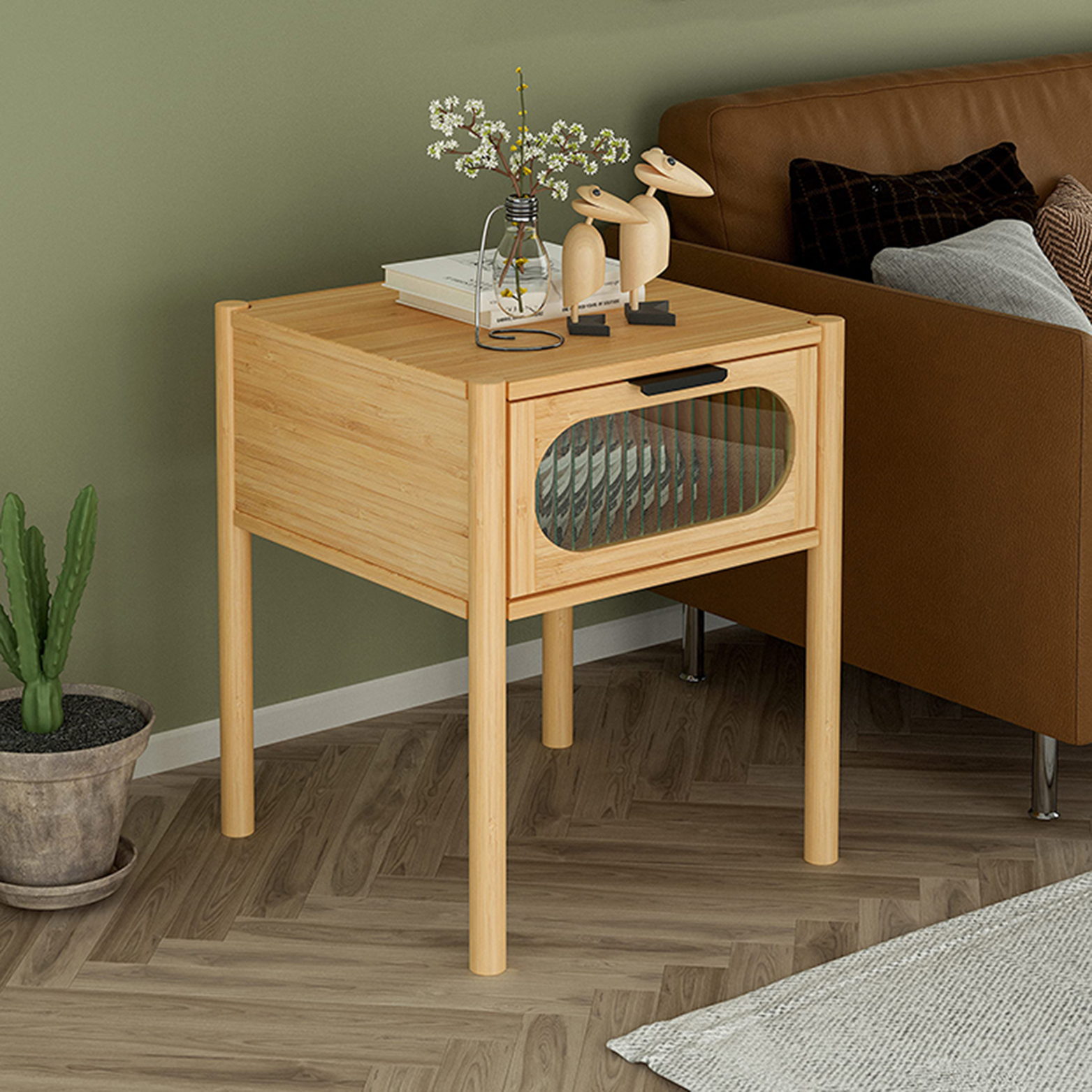 Bamboo Night Table