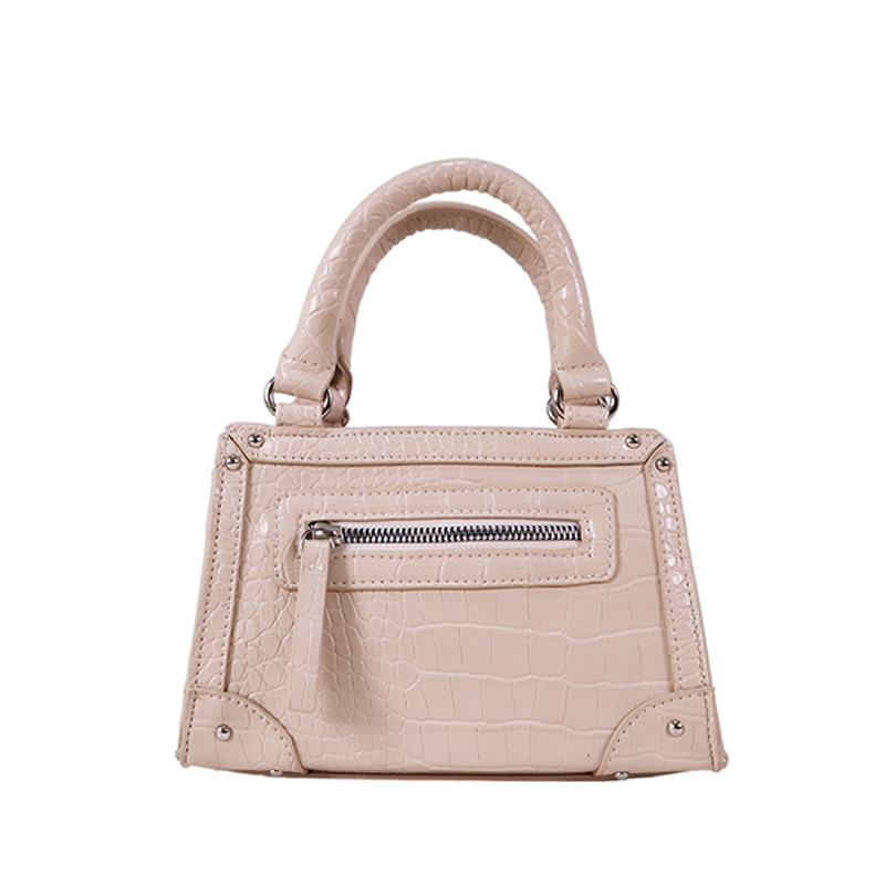New fashionable nude croco MINI handbag