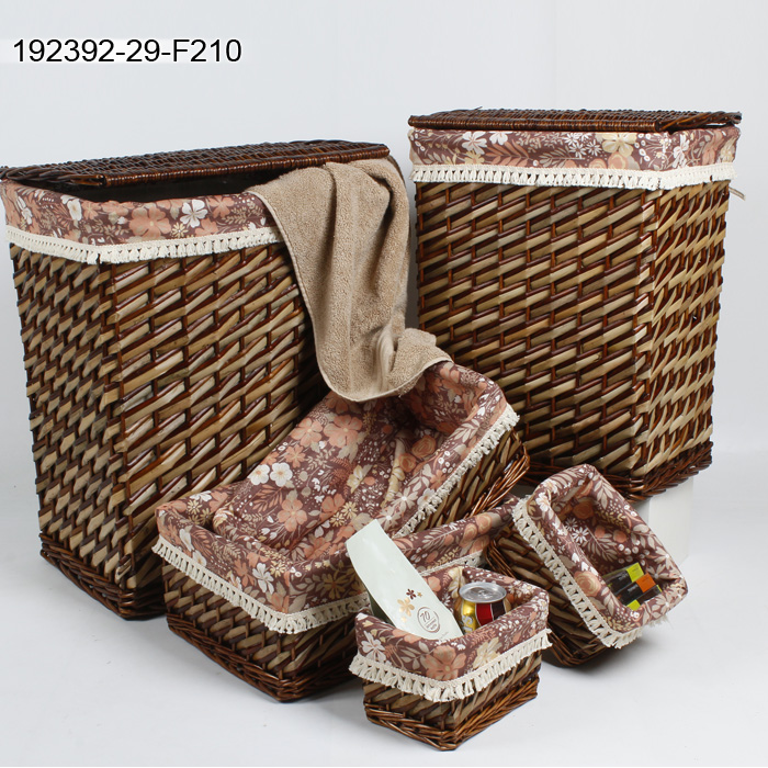 0-Willow storage basket