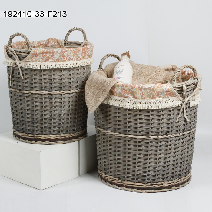 0-Willow storage basket