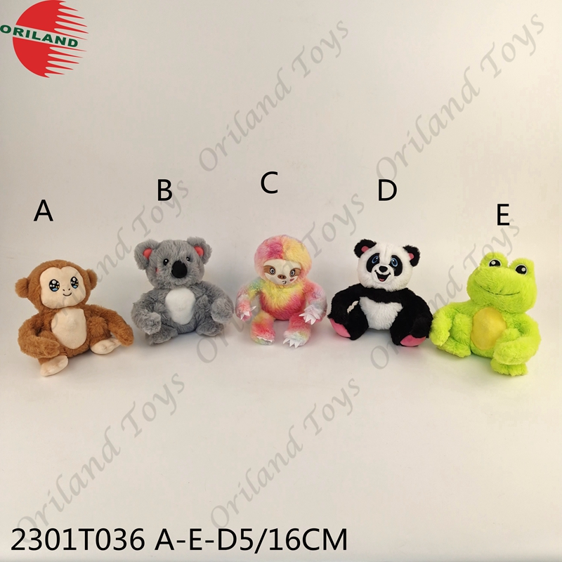 Plush animal electronic loop the loop toy