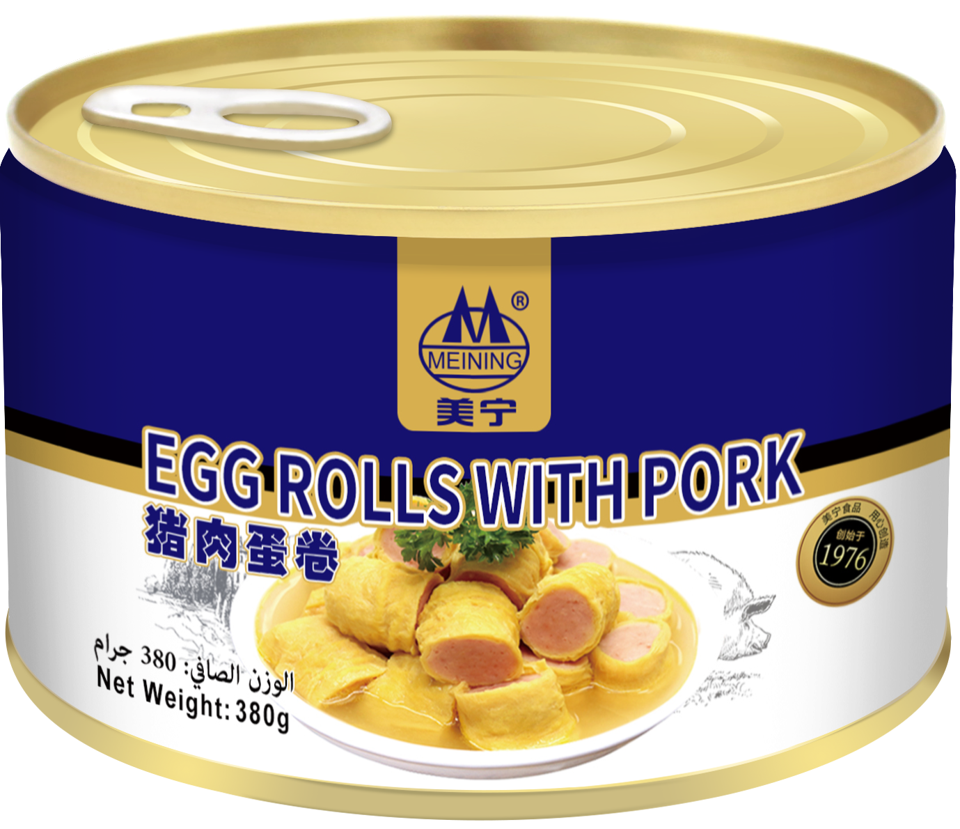 380g Meining Egg rolls with pork