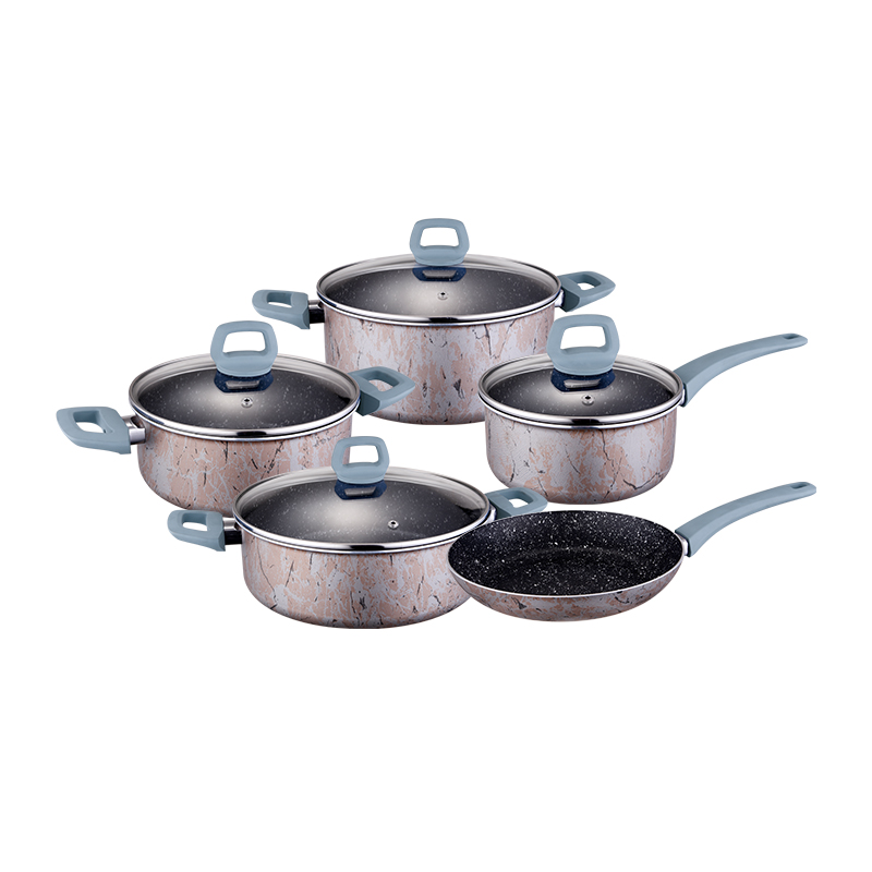 Aluminum nonstick cookware set