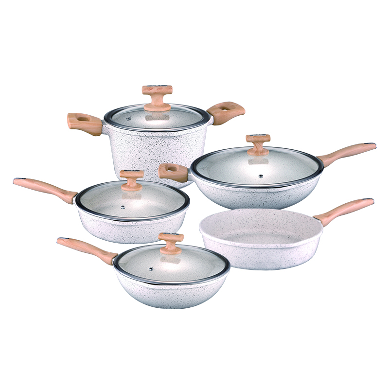 Aluminum nonstick cookware set