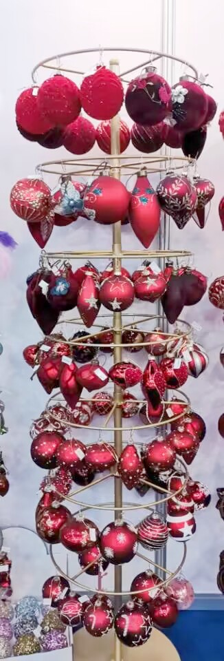 Glass X'mas Ornaments