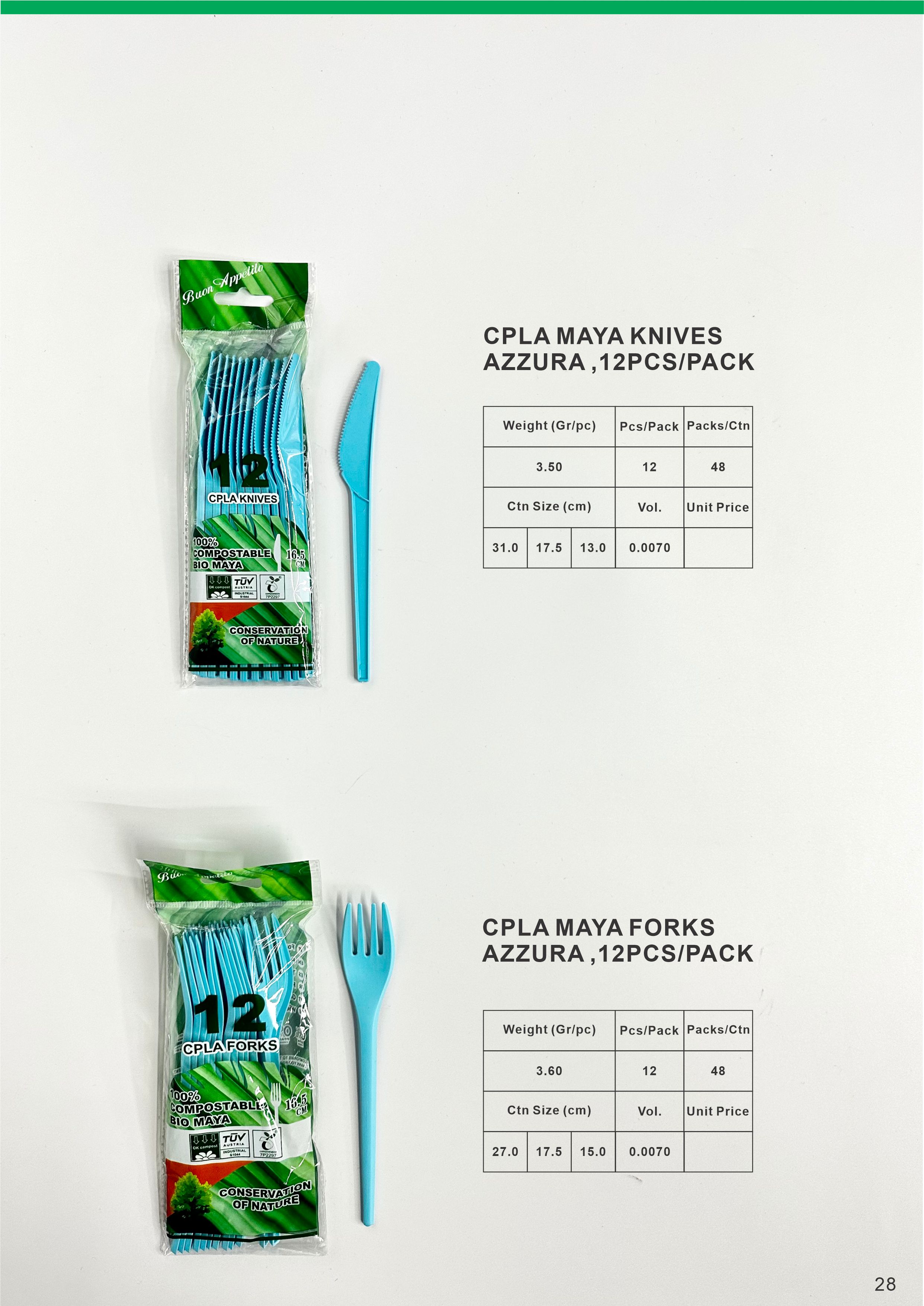 Cpla Maya Azzura ,12pcs/Pack