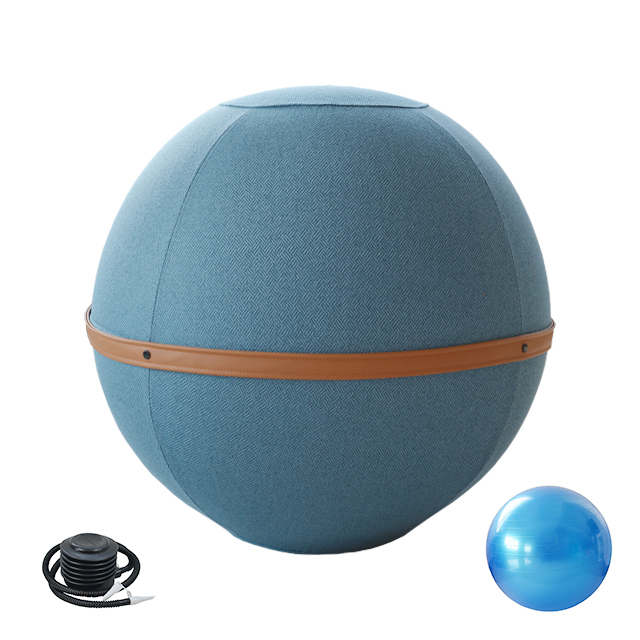 Anti-slip Yoga Ball Exercise Balance Birthing Ball with Handle & Cover