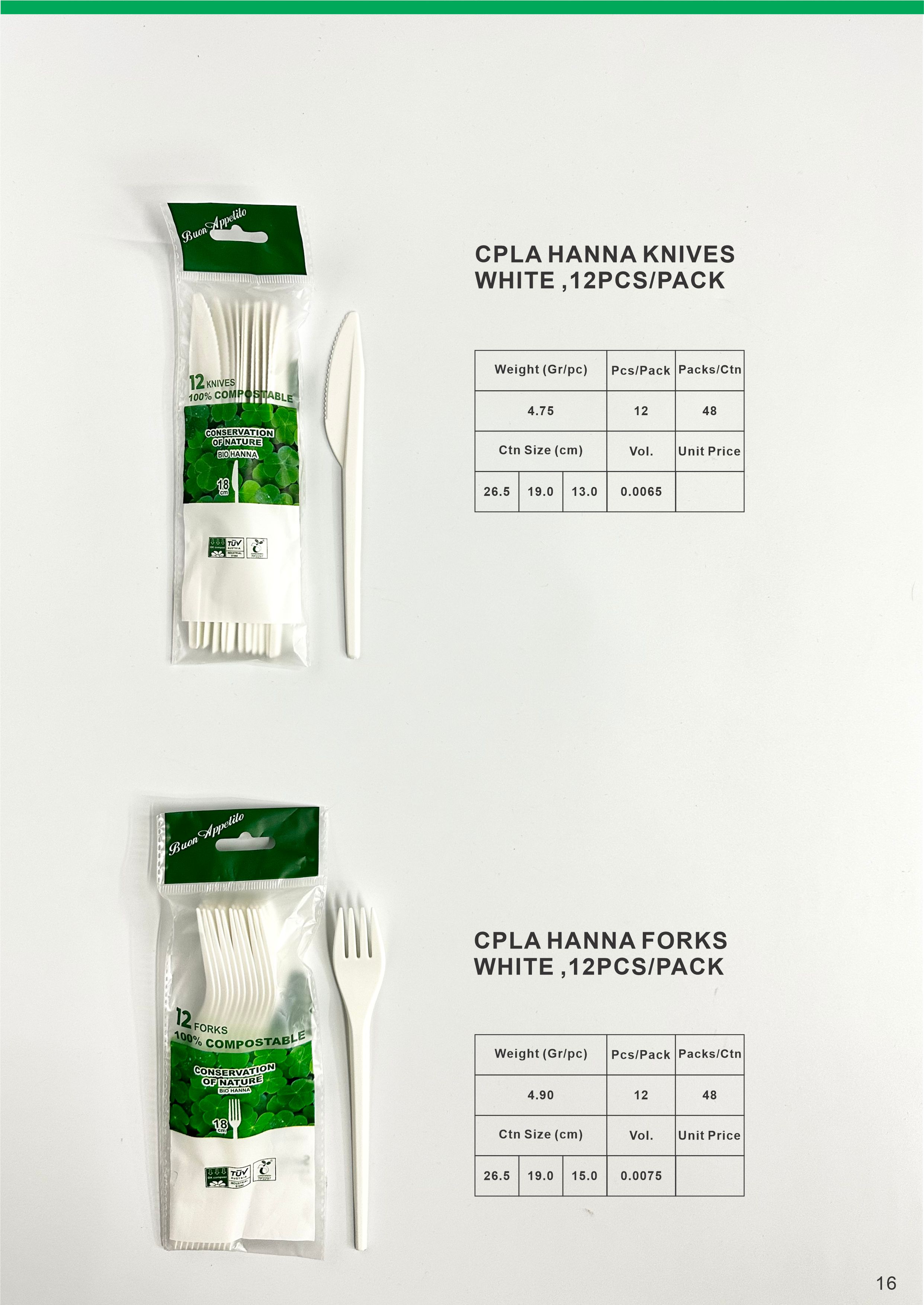 Cpla Hanna Black ,12pcs/Pack