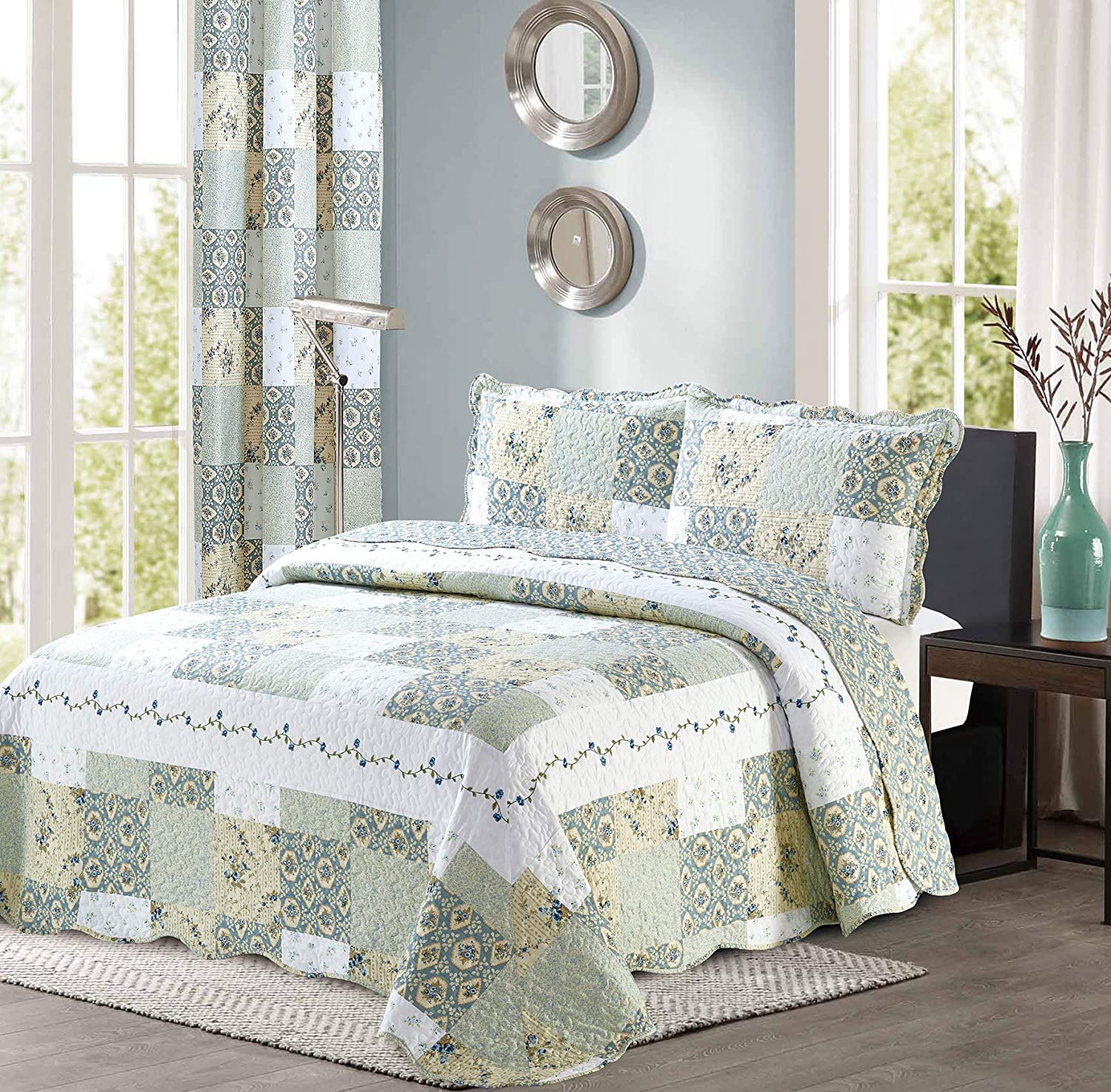 Factory Cotton pillowcase Sheet Fluffy Printed bedding set Quilt duvet cover for home with curtain