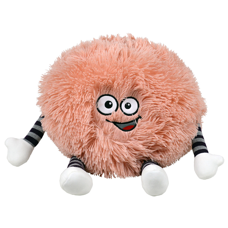 Soft plush weighted animal,clay beads animal for kids gift