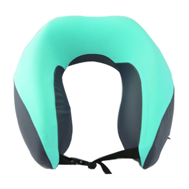 Custom Support Travel Car Neck Pillow Wearable Cervical Airplane Foam Pillow for Office Traveling