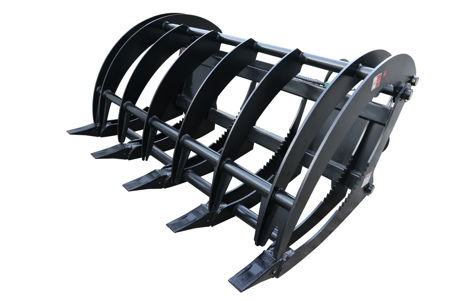 72" wide Extreme Duty Root Rake Grapple for Skid Steer