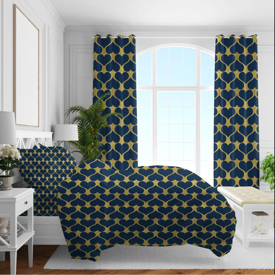 Factory Price Breathable cotton Microfiber Bedding set Pillowcase Printed duvet cover with Curtain