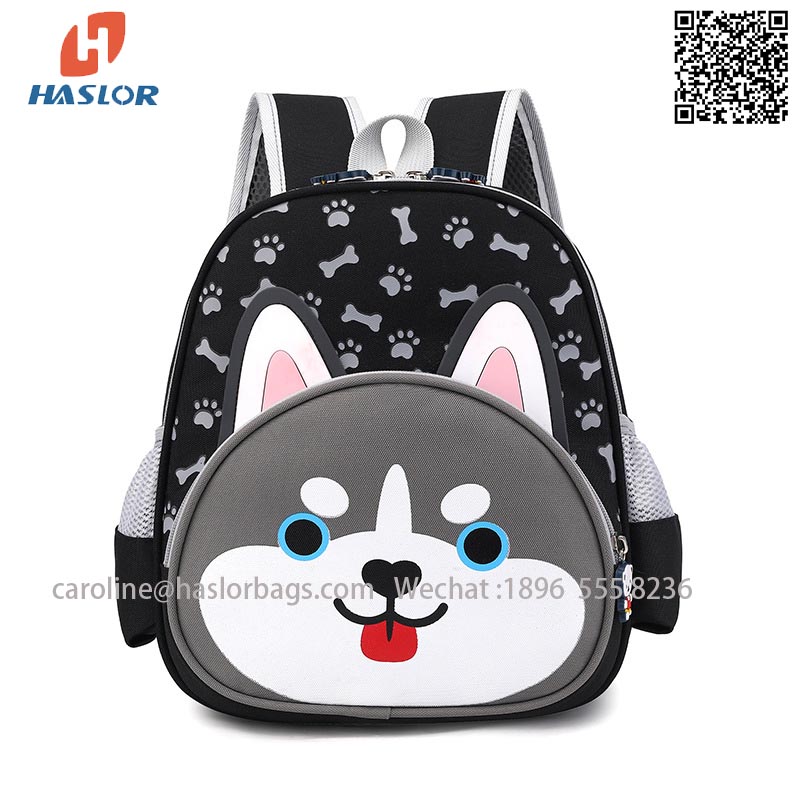 2023newportable children's school bag kindergarten ear bag cute cartoon schoolbag for boys and girls
