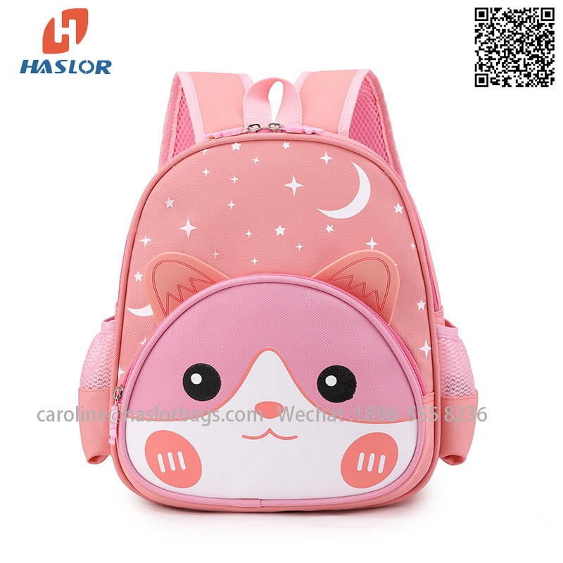 2023newportable children's school bag kindergarten ear bag cute cartoon schoolbag for boys and girls