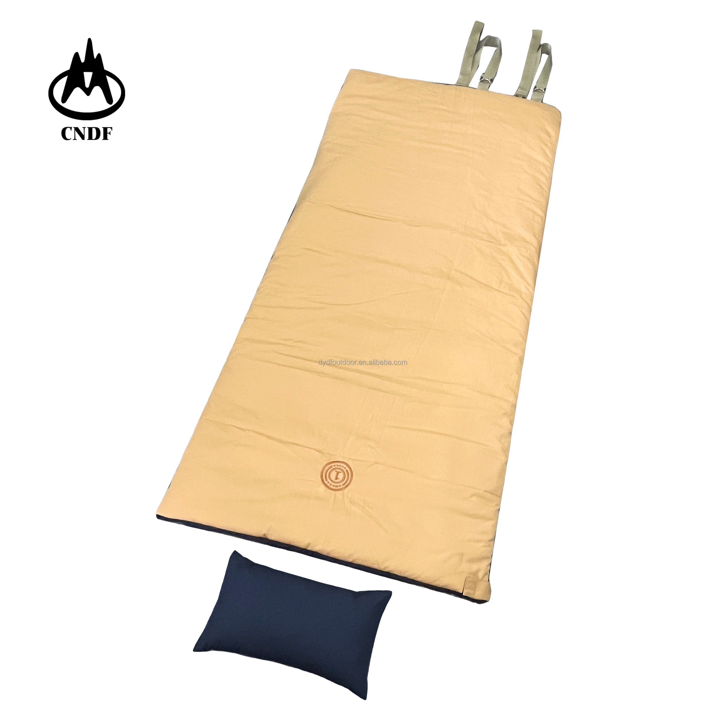 Dengfeng Outdoor Envelope Canvas Hunting Sleeping Bag with Pillow and Soft Cotton Inner