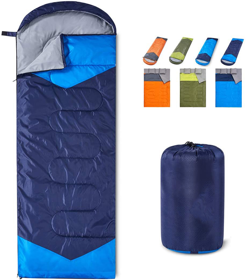 Outdoor Stitching Unique OEM Design Envelope Sleeping Bag for Adult Camping Traveling Hiking