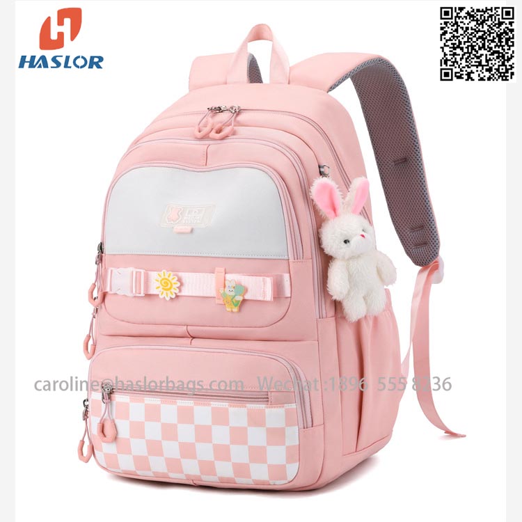#haslor New girls' school backpack loadreduction ins high quality school large capacitystudent bag