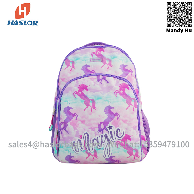 #A120 Haslor New school backpack ,schoolbag for primary boys and girls 3-6 years, kids bag