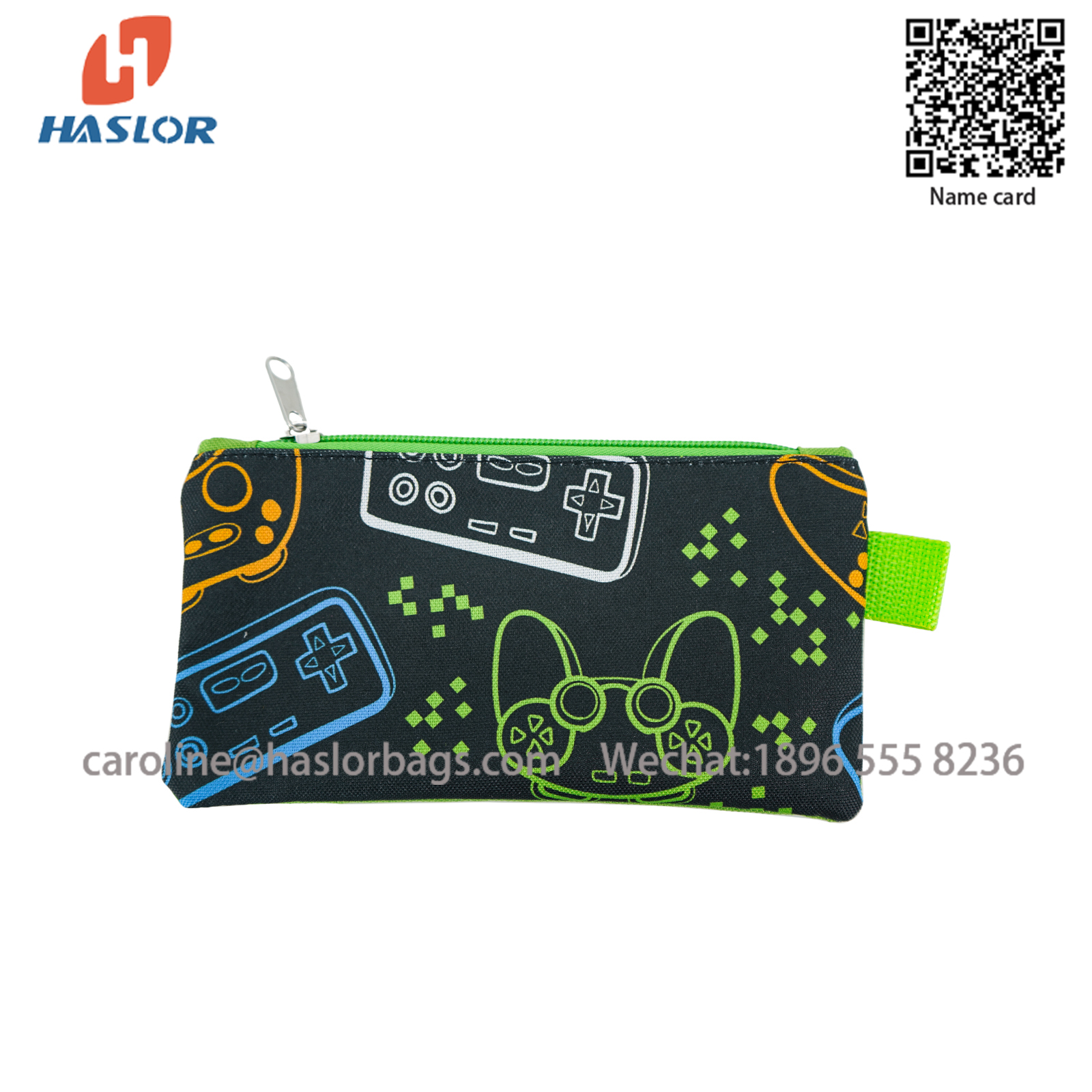 #haslor New self-designed 5-piece set of schoolbag wholesale pen bag backpack meal bag shoe bag