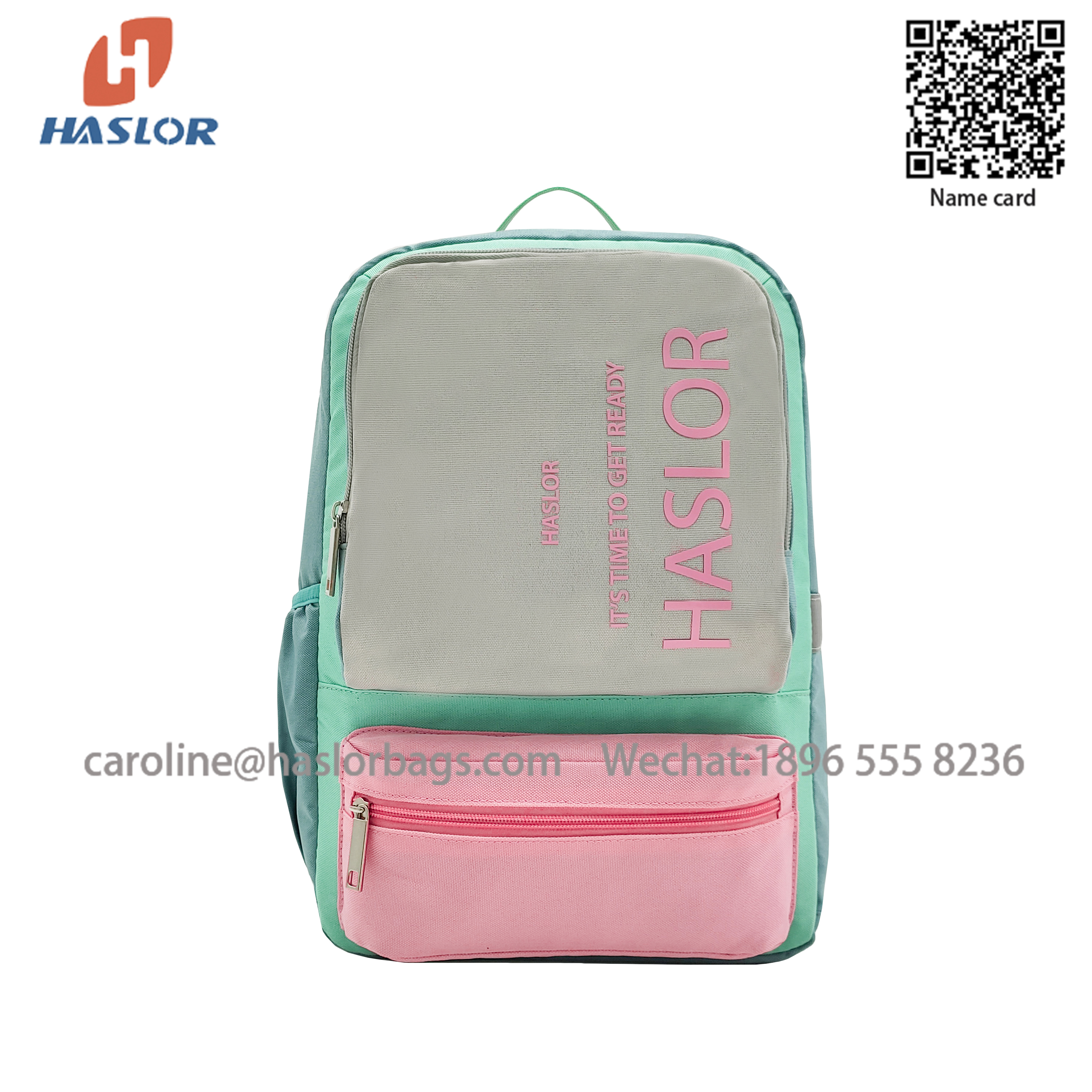 #haslor wholesale primary schoolbag load reduction shoulder bag Breathable shoulder bagscustom LOGO