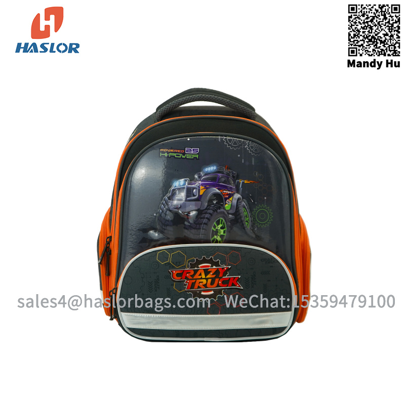 Haslor New design Car Hard Shell Backpack Ergo Bag, Hard Backpack Kids,School EVA Hard bag for Girl