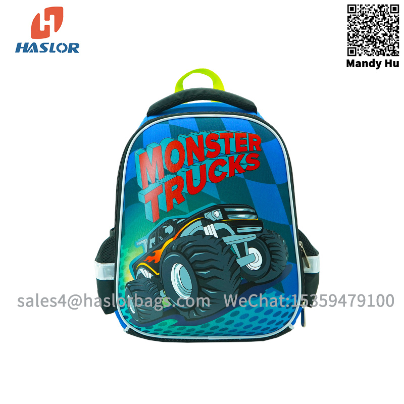 01-New design car Hard Shell Backpack Ergo Bag, Hard Backpack Kids,School EVA Hard bag for Girl