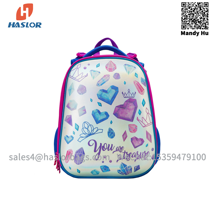 01-New design Hard Shell Backpack Ergo Bag, Hard Backpack Kids,School EVA Hard bag for Girl