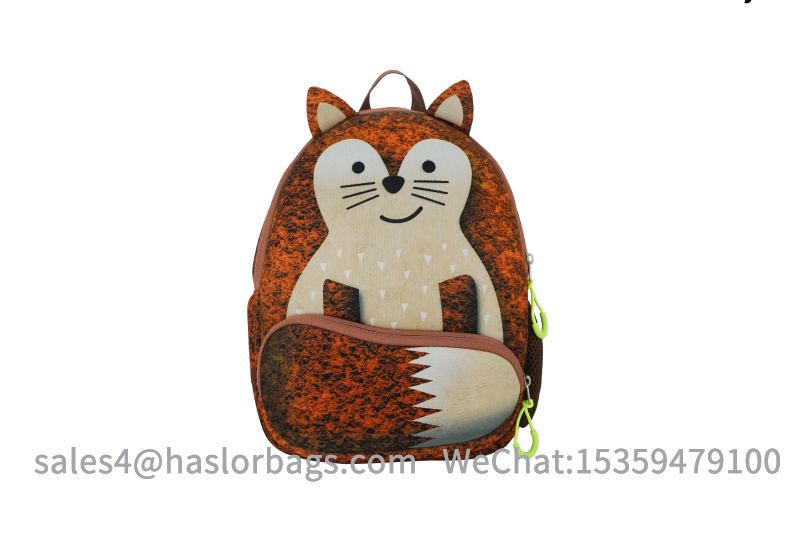 #A135 Haslor New kids backpack schoolbag for primary girls 1-6-9 grade large capacity children's bag