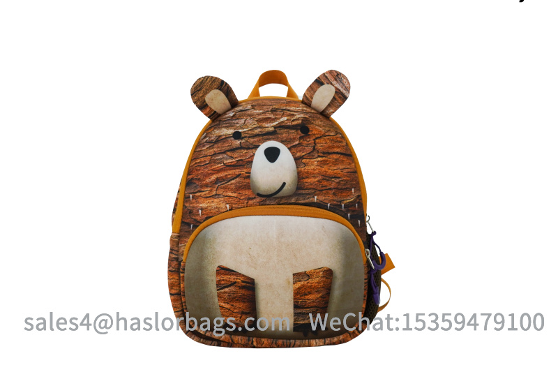 #A136 Haslor New kids backpack schoolbag for primary girls 1-6-9 grade large capacity children's bag