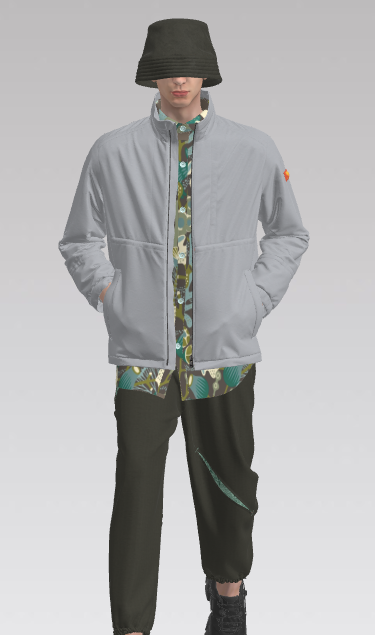 Men's Casual Gray Jacket