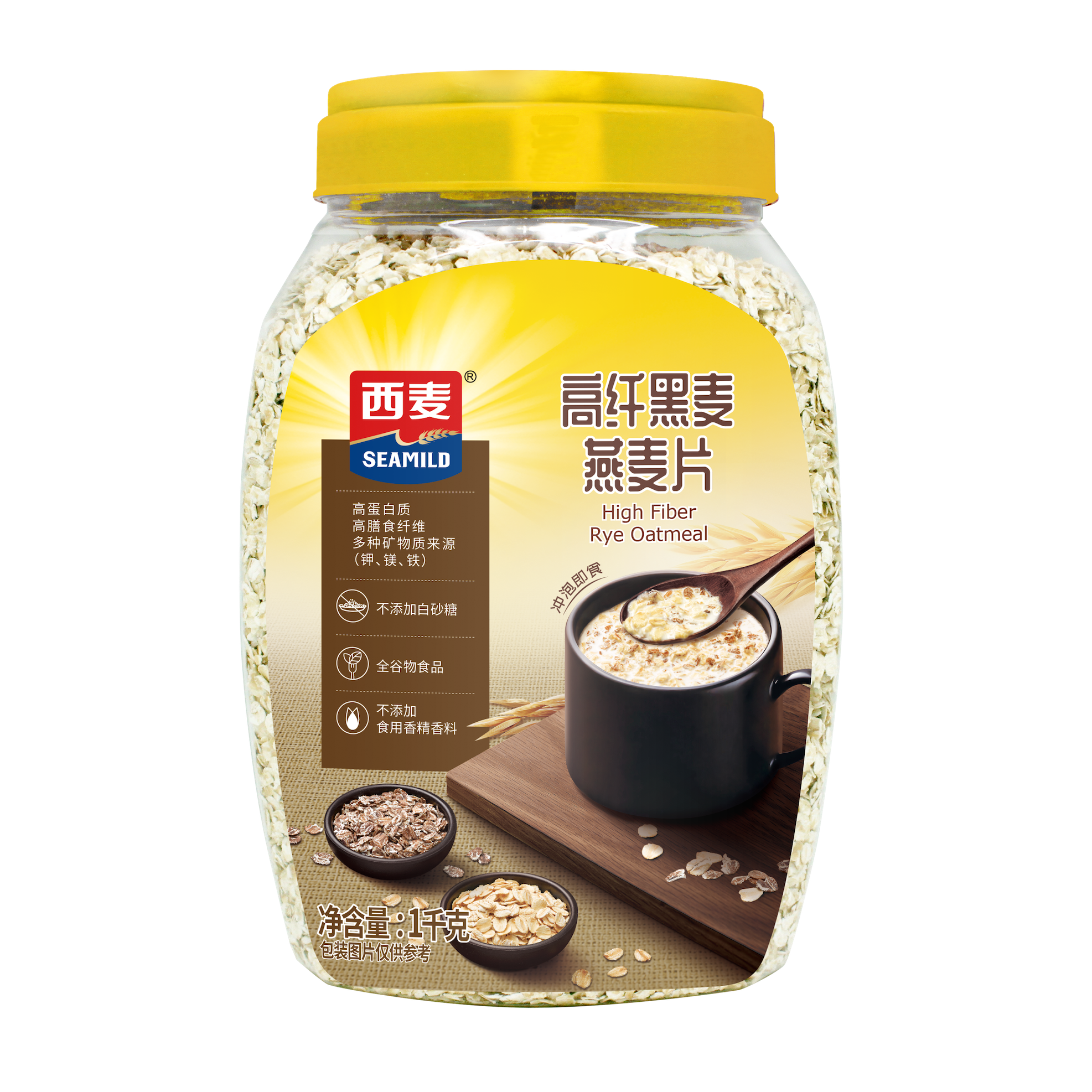 High Fiber Rye Oatmeal (1kg)