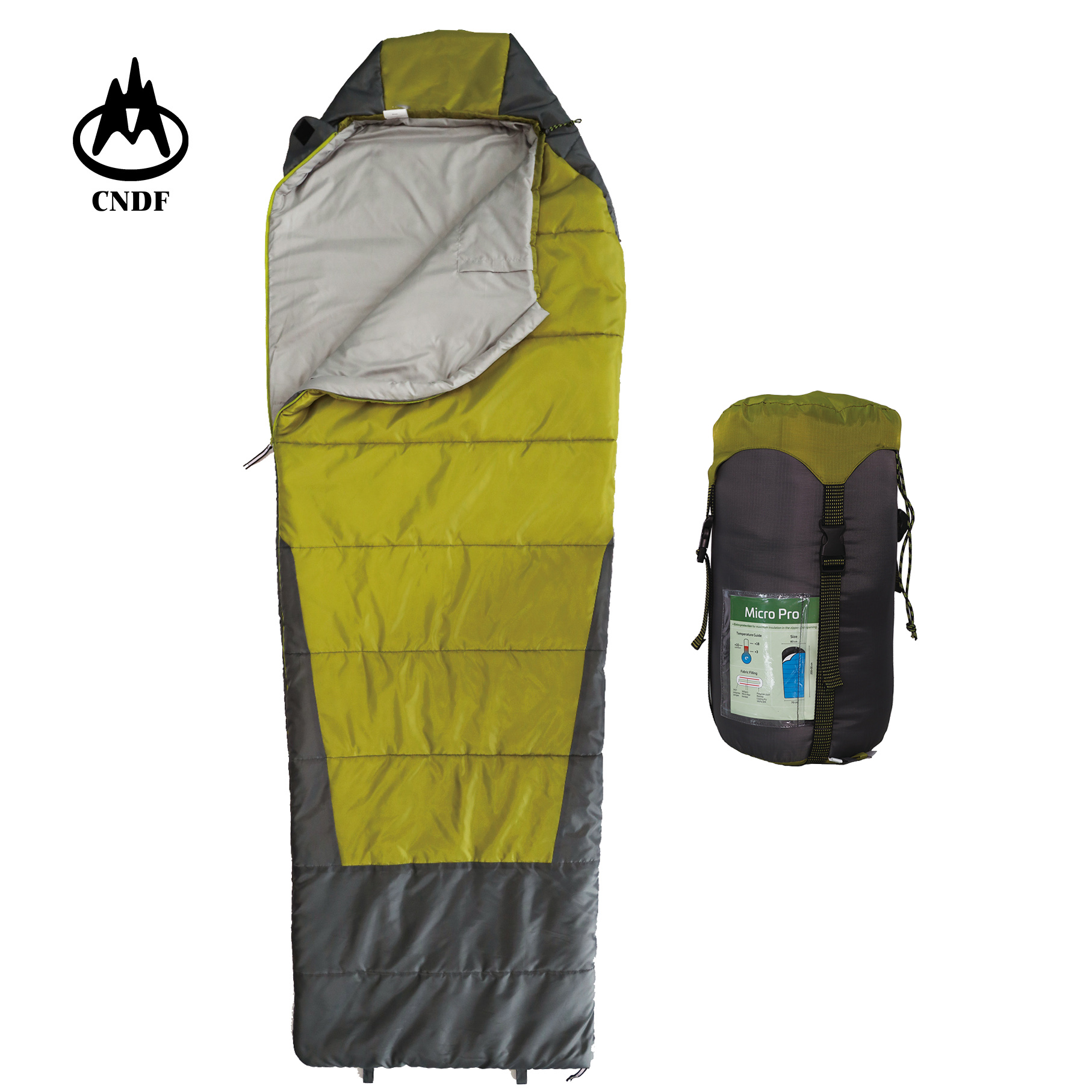 Dengfeng Outdoor Summer Ultrathin Waterproof Professional Mummy Sleeping Bag Adult Camping Hilking