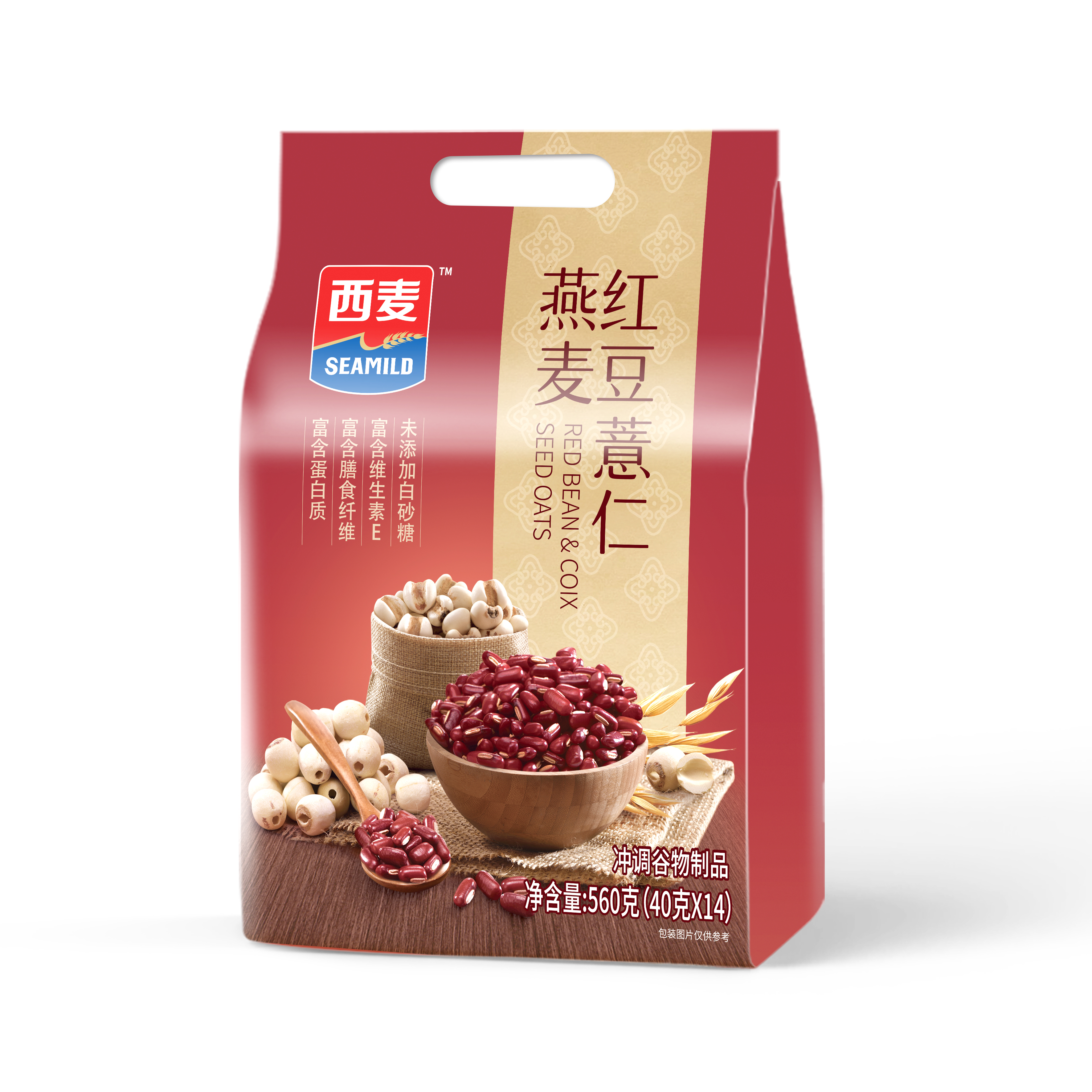 Red Bean Barley Oatmeal (560g)