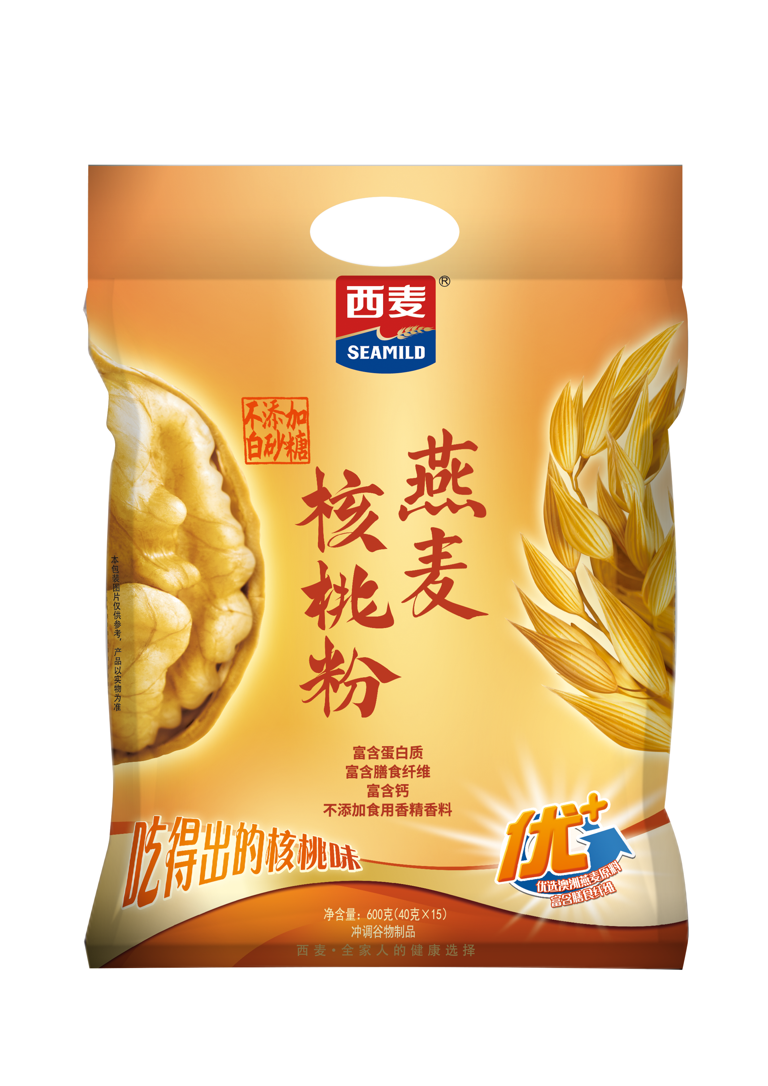 Oatmeal Walnut Powder 600g