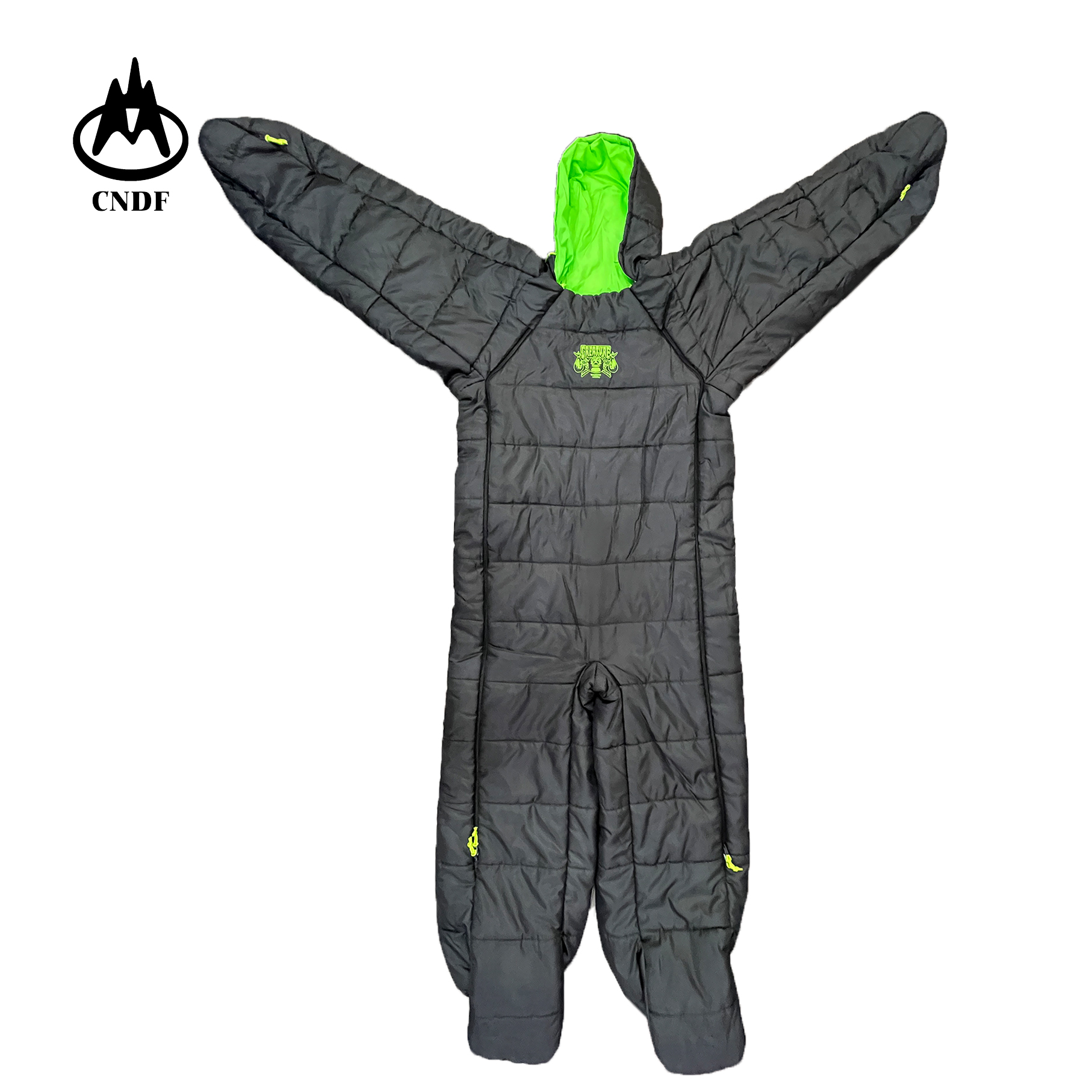 Human shape sleeping bag walkable sleeping bag with hands，camping sleeping bag outdoor sleep bag