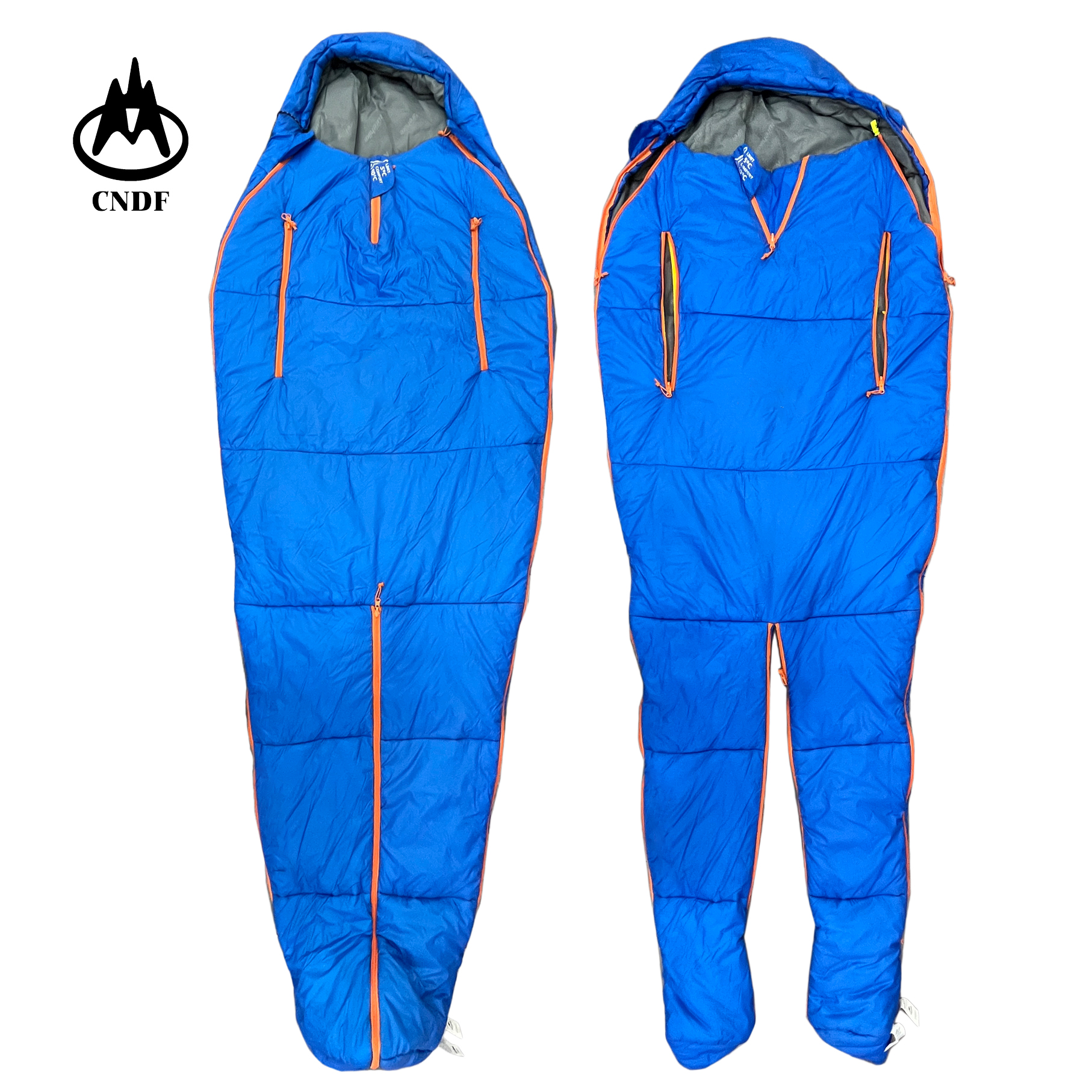 Human shape sleeping bag walkable sleeping bag with hands，camping sleeping bag outdoor sleep bag