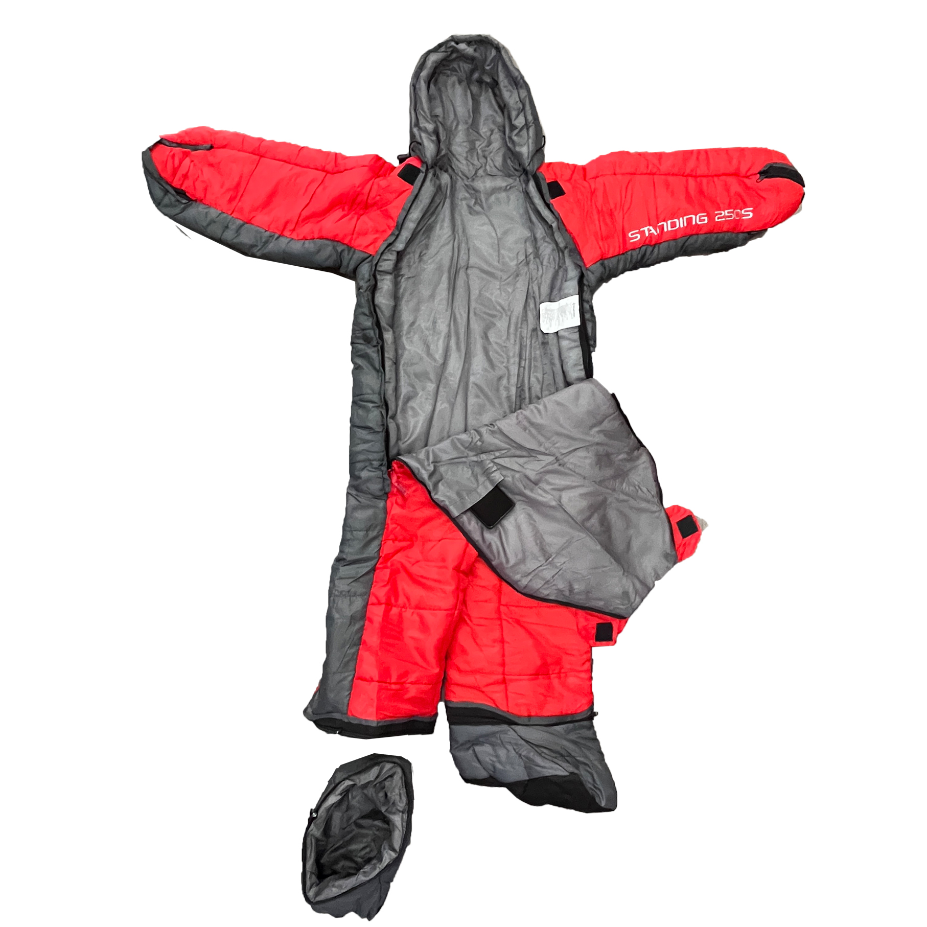 human shape sleeping bag walkable sleeping bag with hands，camping sleeping bag outdoor sleep bag