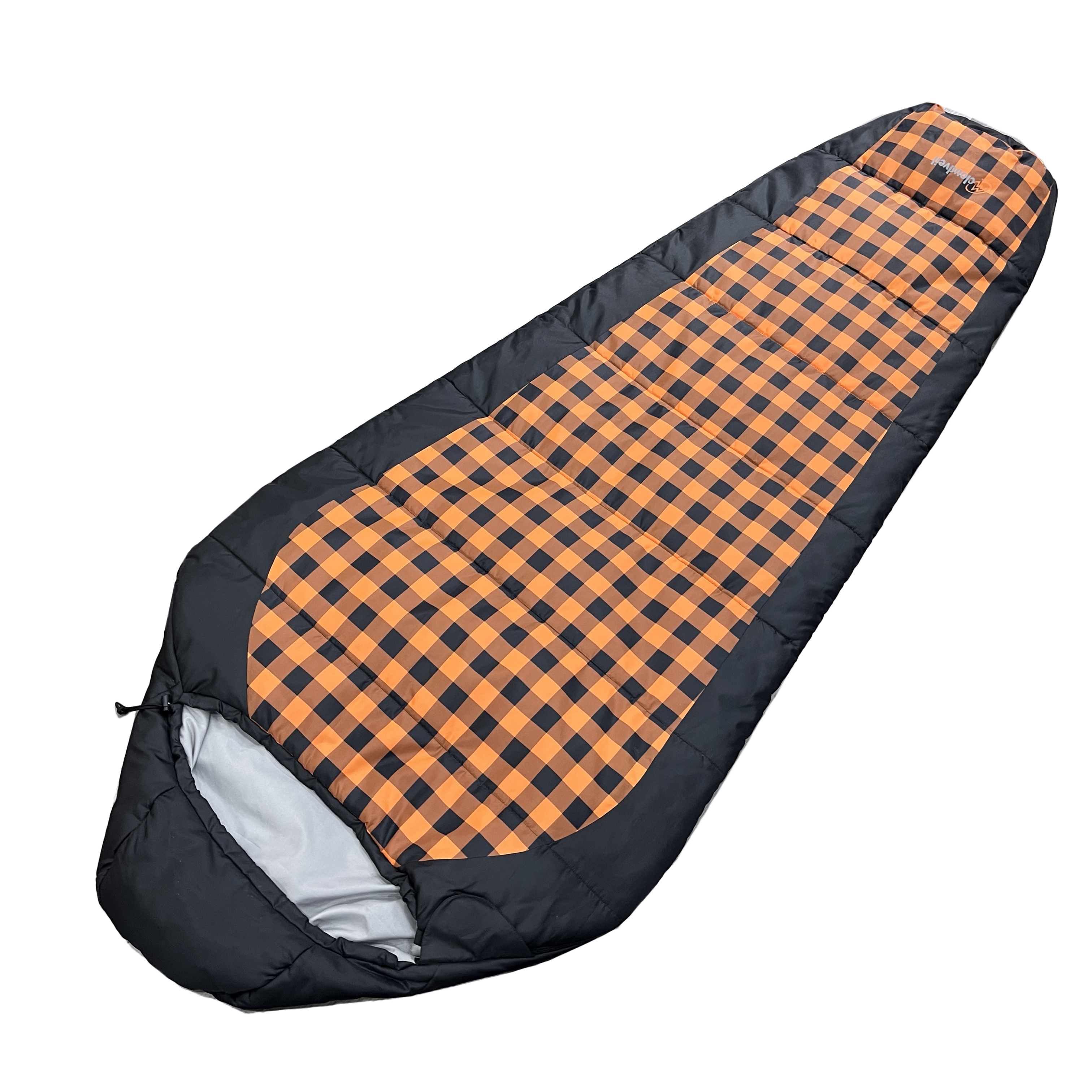 Dengfeng Outdoor Hot Sale Stitching Color 1.6KG Sky Blue Mummy Sleeping Bag Adult Camping Factory