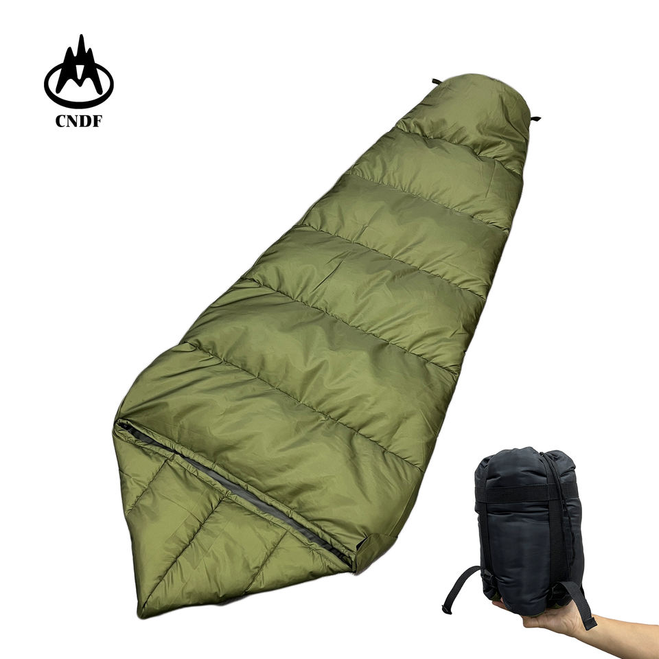 Dengfeng Outdoor Summer Blue Ultrathin Mummy Sleeping Bag for Adult Camping Hilking