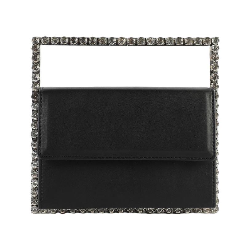 Diamond-encrusted handbag evening party bag clutch bag