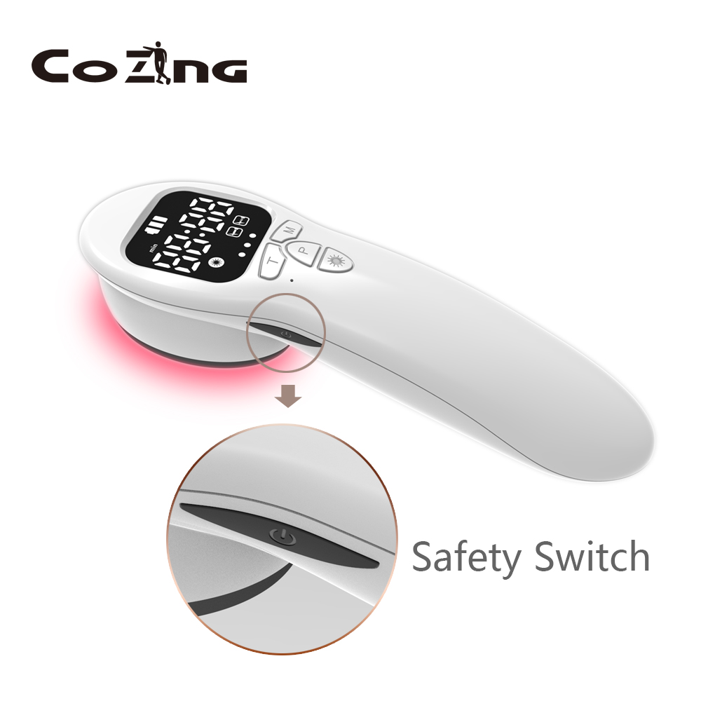 Handy laser pain relief device with customized laser