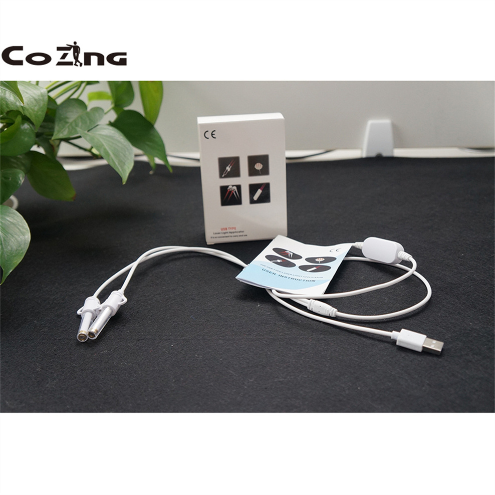 COZING-USBN2 Lllt 808nm 50mW nasal laser therapy probe for Parkinson patient