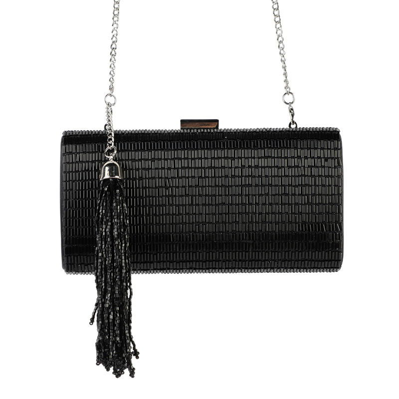 Tube beads Clutch Bag evening party bag handbag shoulder bag